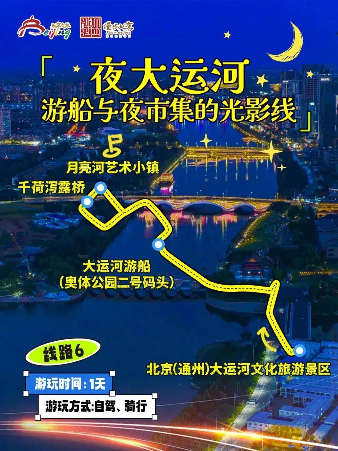 光夜游”主题游线路解锁北京夜游的最新浪漫姿势开元棋牌网站含通州大运河10条“漫步北京-追(图3)